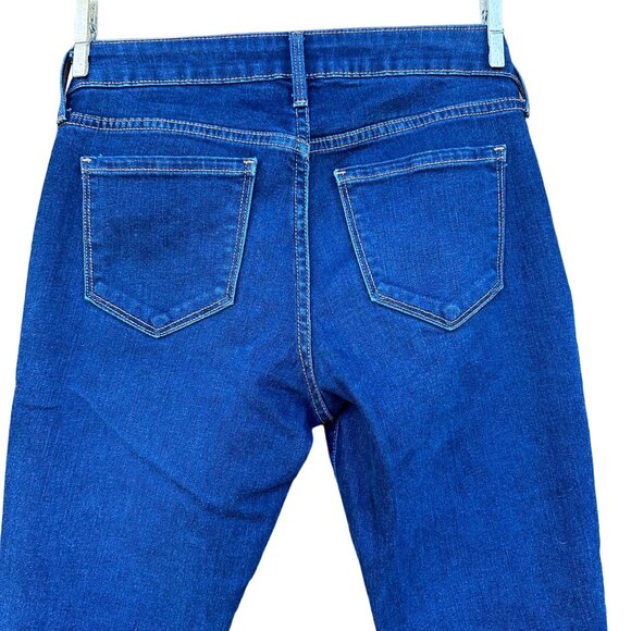 Old Navy Rockstar Mid Rise Dark Blue Jeans Size 4 - Picture 9 of 10